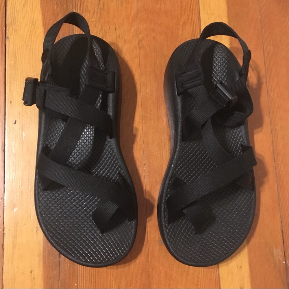 Black Strappy Sandals